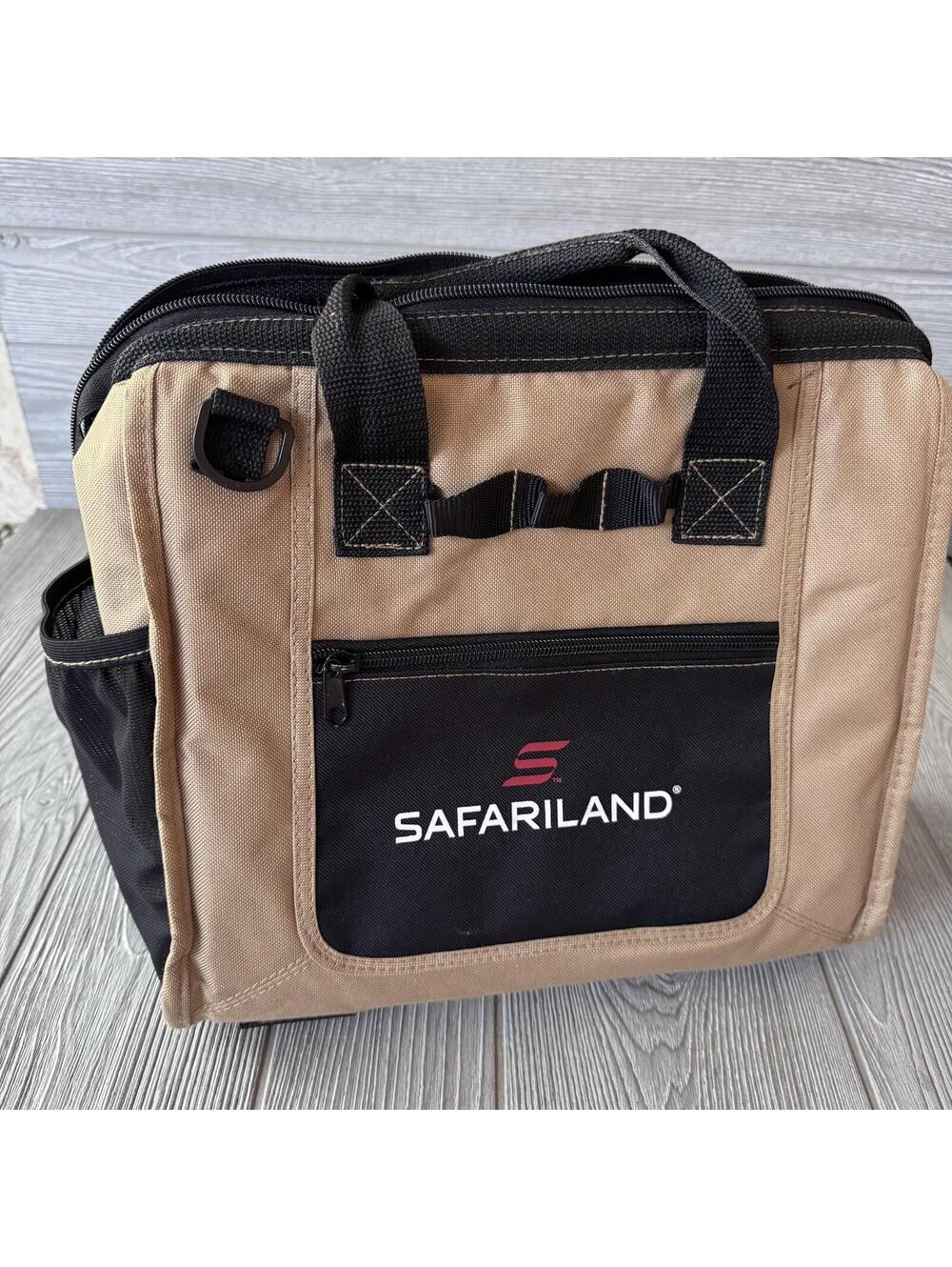 Safariland Tactical Range Bag Tan/Black Heavy Duty Shooting Gear Bag Ammo Tote